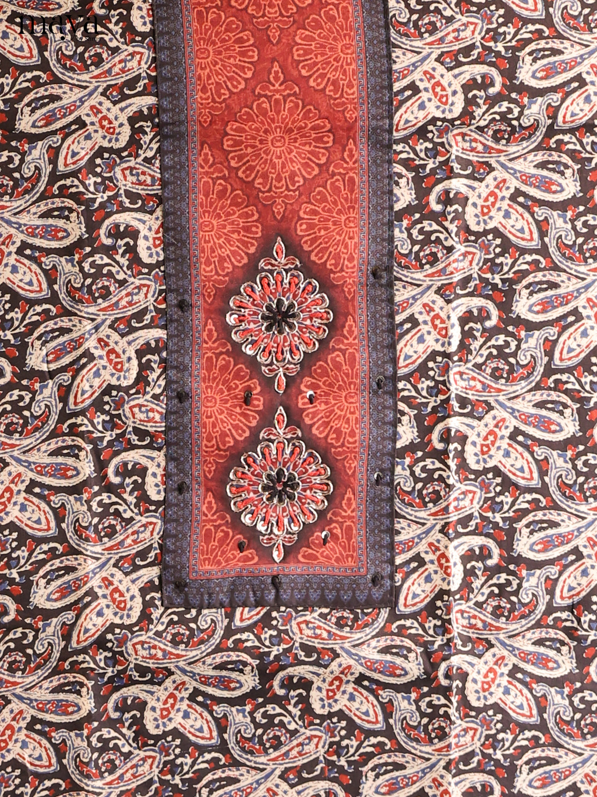 Black & Red - Cotton salwar - Shop on Shrus.com