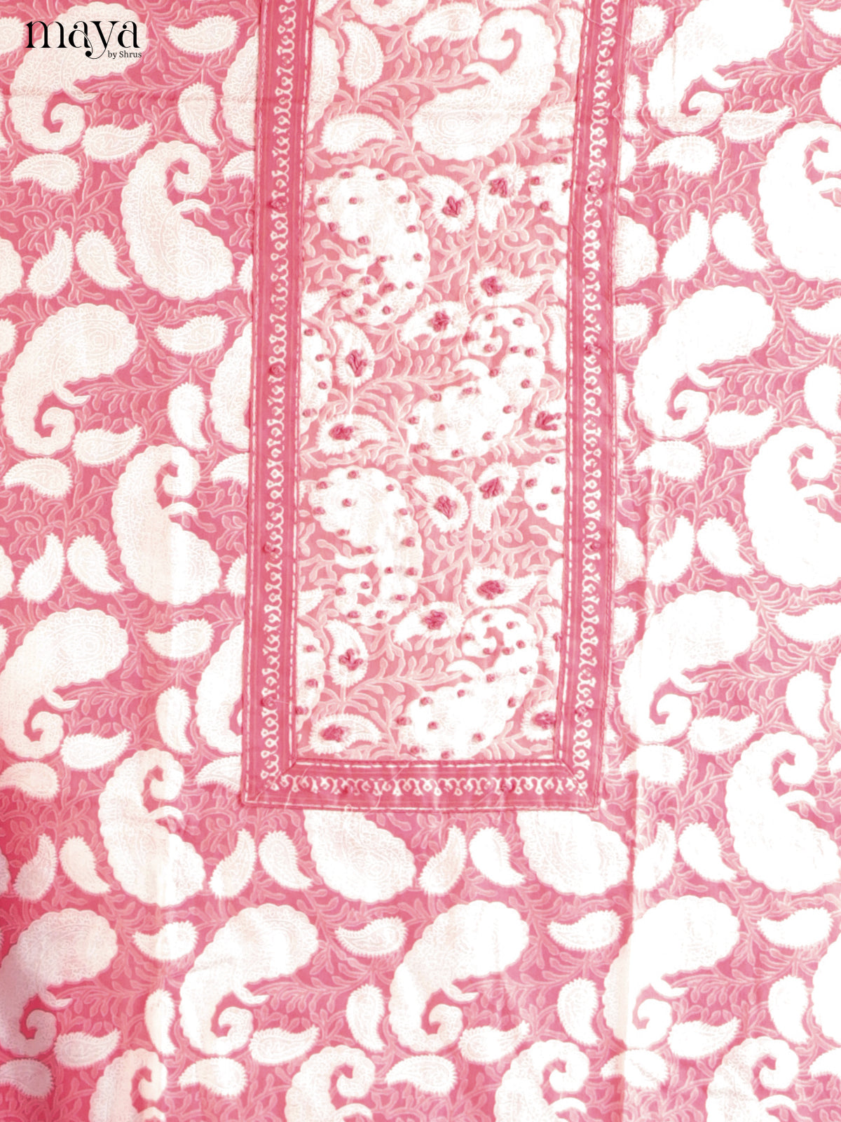 Pink & White - Cotton salwar - Shop on Shrus.com