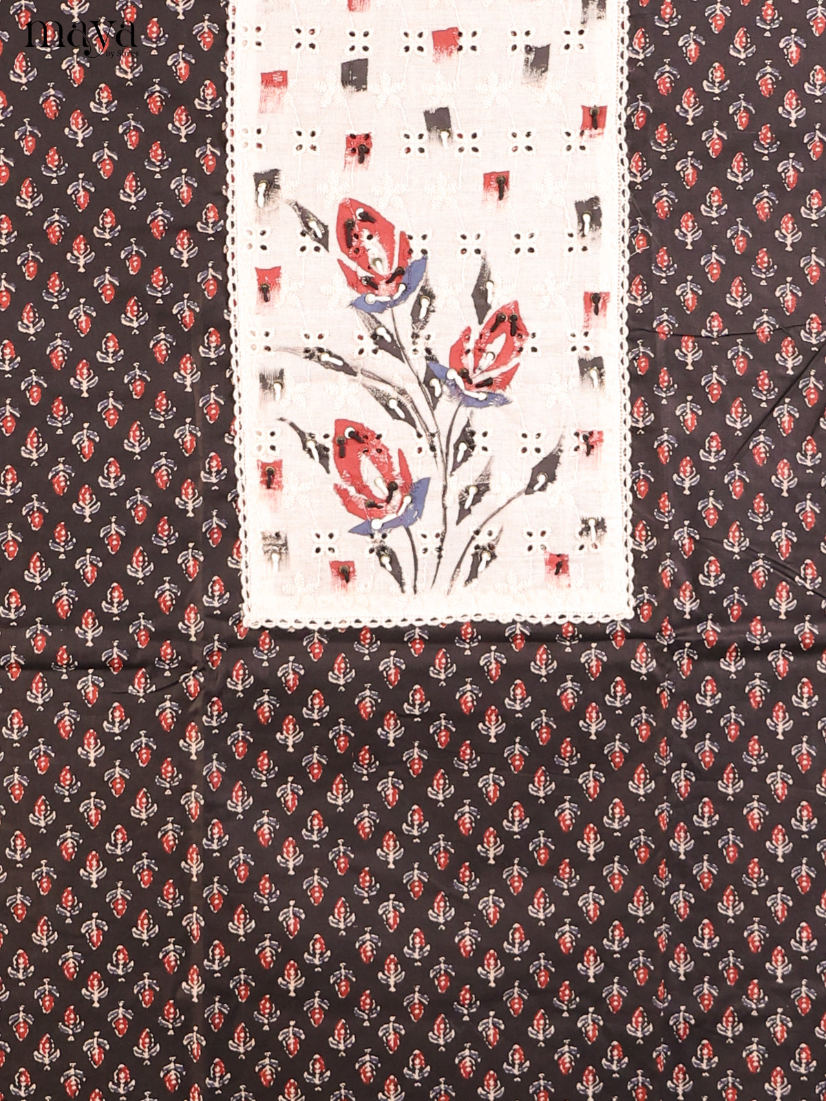 Black & Cream - Cotton salwar - Shop on Shrus.com