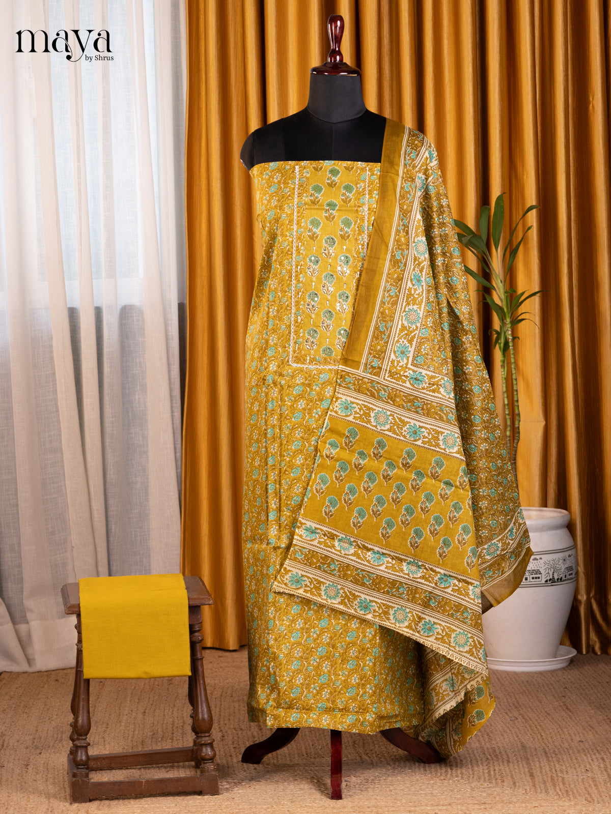 MDD19108- Cotton salwar - Shop on Shrus.com