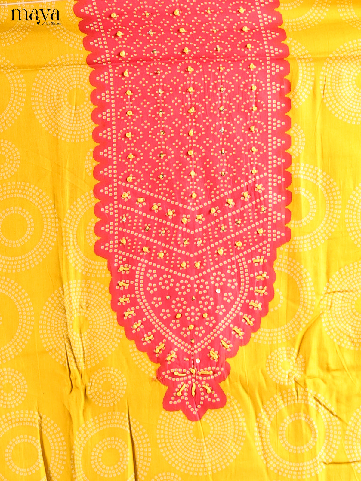 Yellow & Red - Cotton salwar - Shop on Shrus.com
