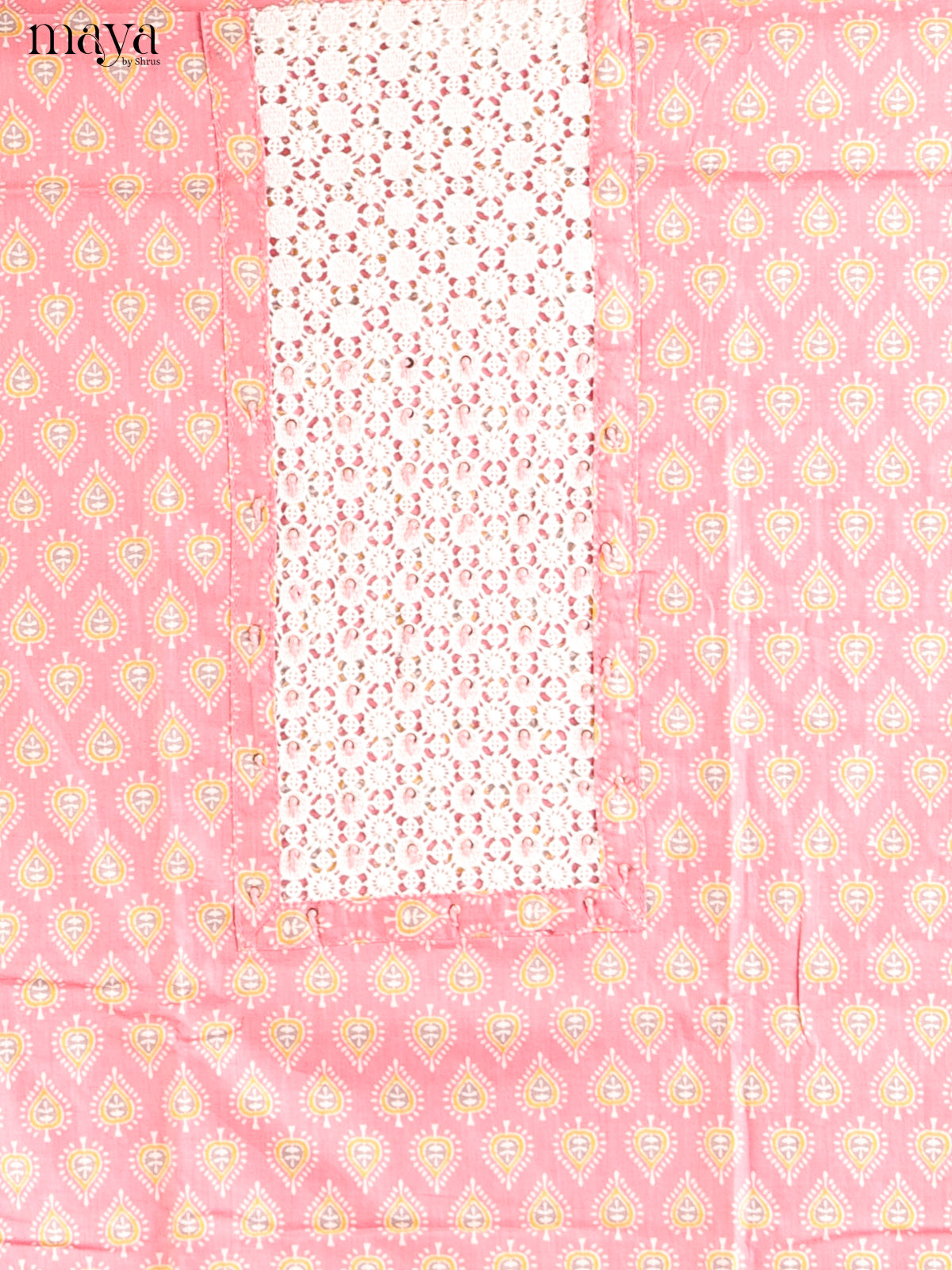 Pink & Cream - Cotton salwar - Shop on Shrus.com