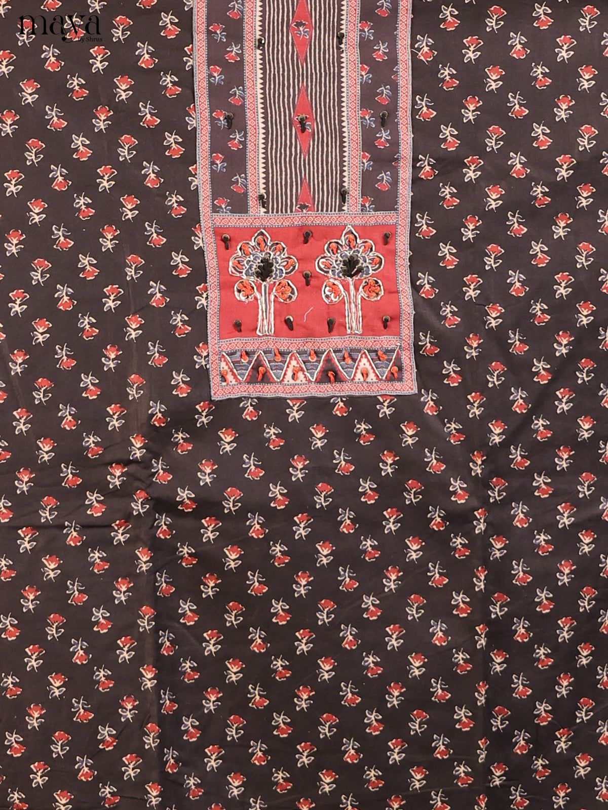 Black & Red - Cotton salwar - Shop on Shrus.com