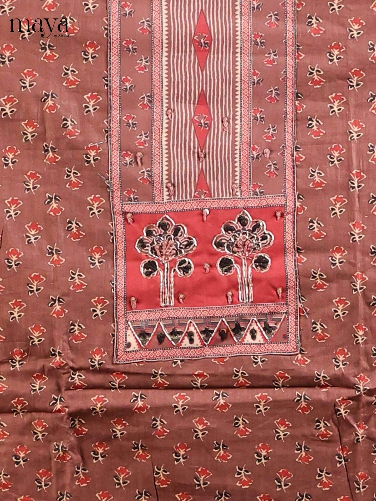 Brown - Cotton salwar - Shop on Shrus.com