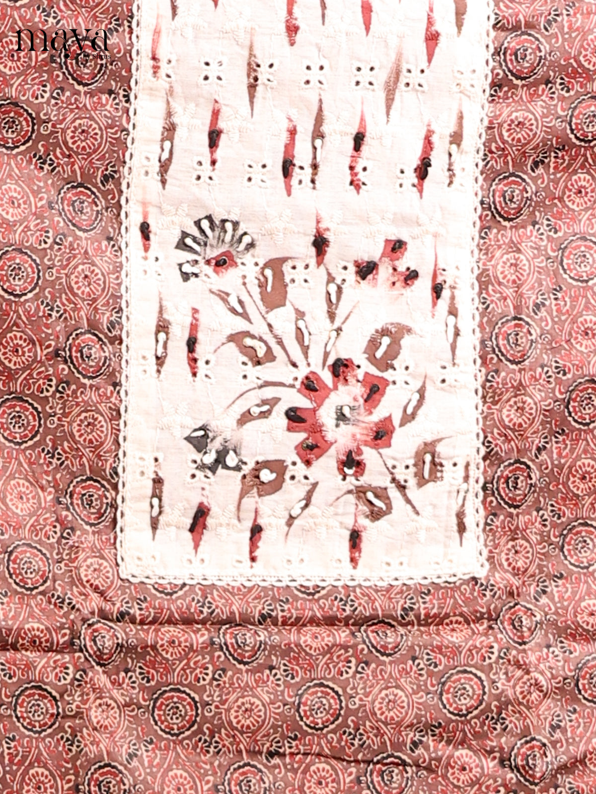 Brown & Cream - MDD21012 - Cotton salwar - Shop on Shrus.com