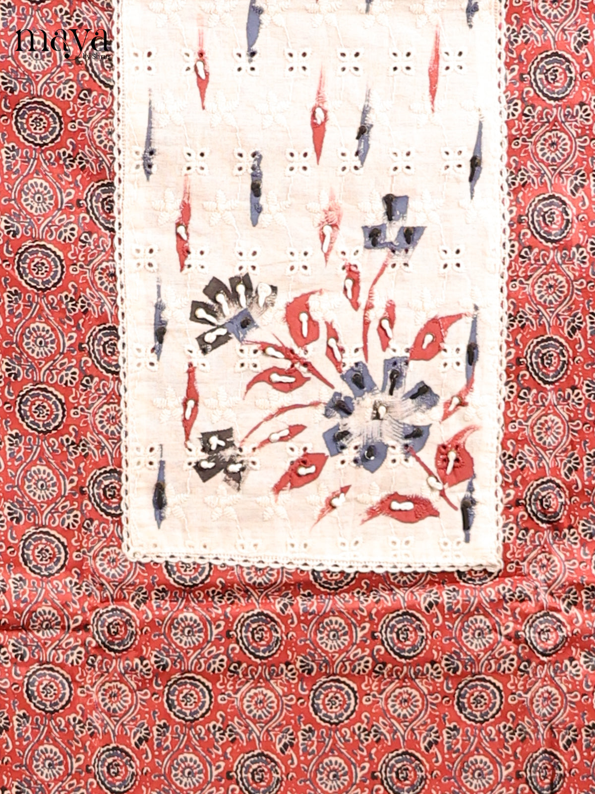 Brown with Cream - MDD21014 - Cotton salwar - Shop on Shrus.com