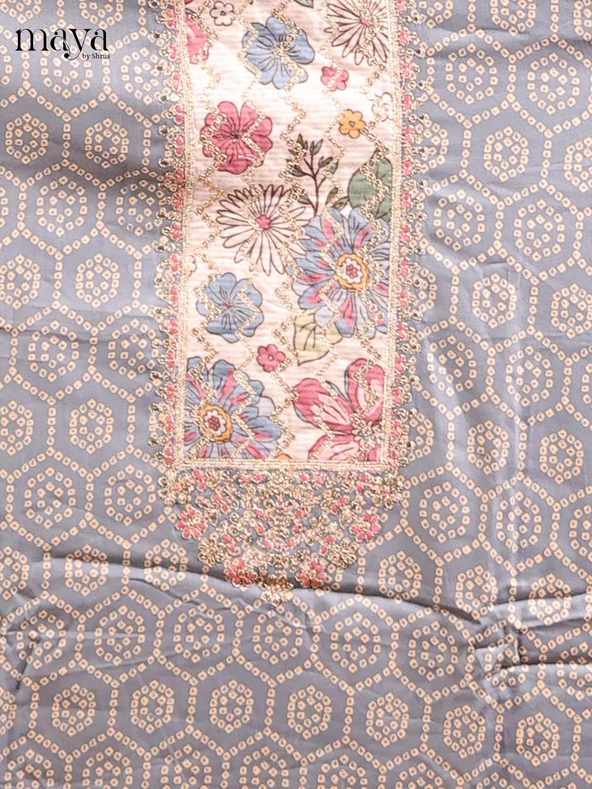 Grey & Cream - MDD21027 - Cotton salwar - Shop on Shrus.com