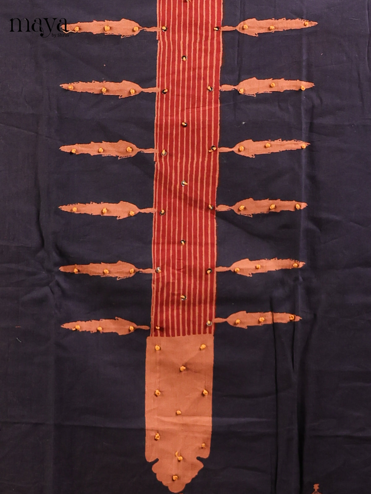 Blue & Red - MDD21030 - Cotton salwar - Shop on Shrus.com