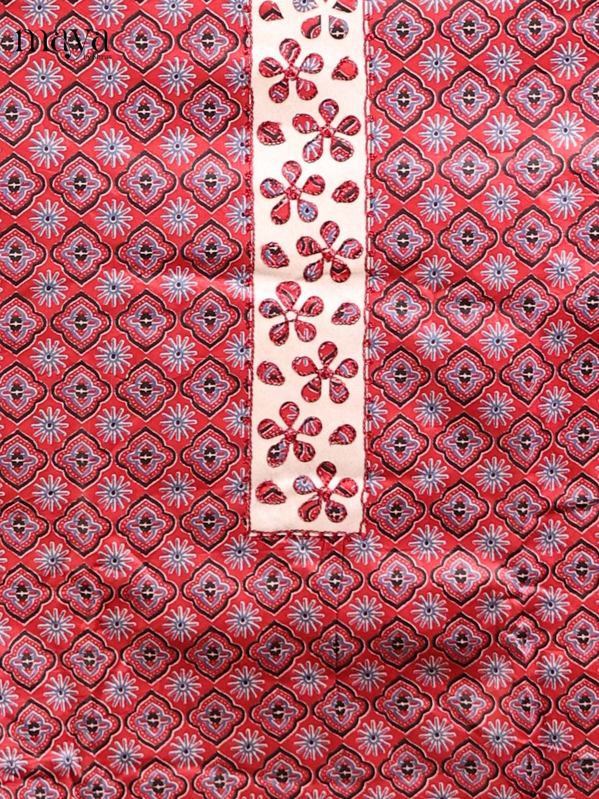 Maroon & Cream - MDD21041 - Cotton salwar - Shop on Shrus.com