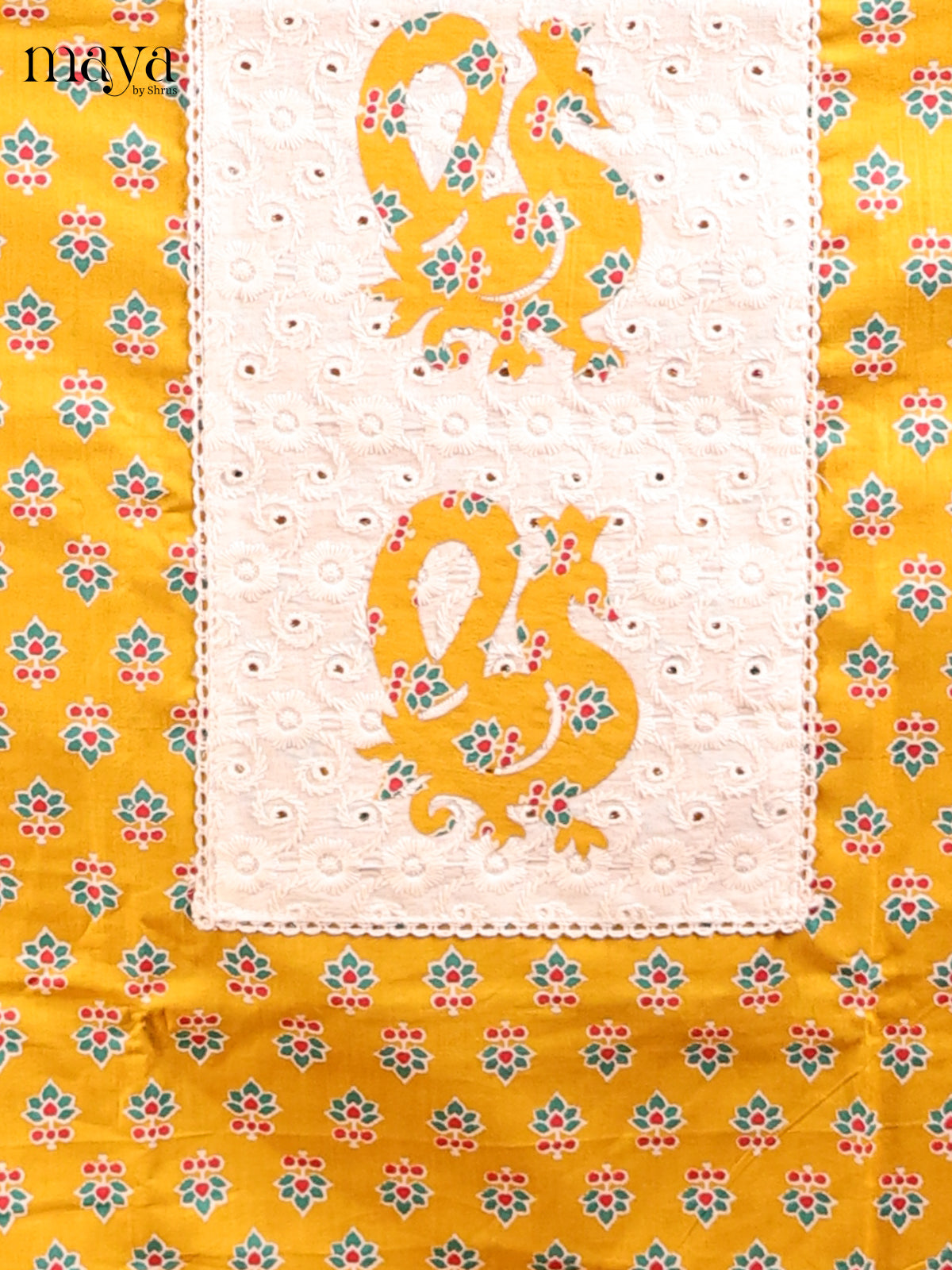 Yellow & Cream - MDD21042 - Cotton salwar - Shop on Shrus.com