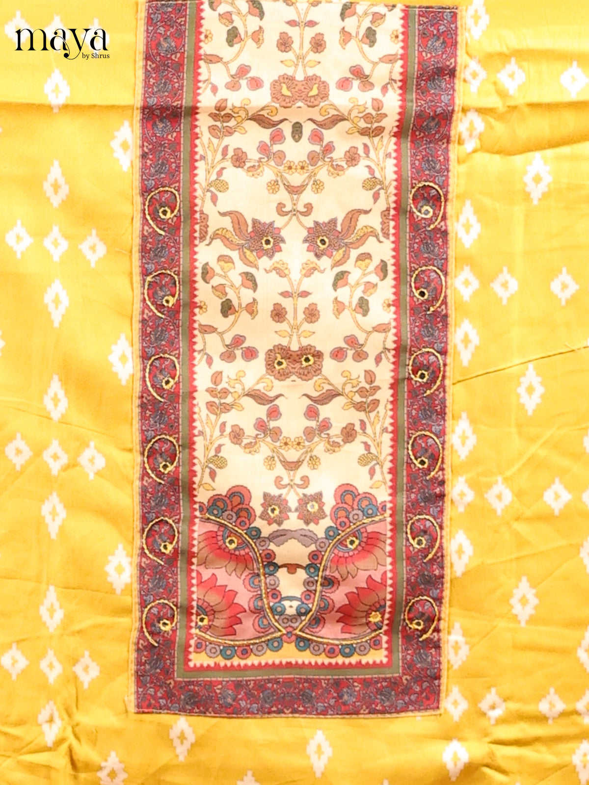 Yellow & Cream - MDD21048 - Cotton salwar - Shop on Shrus.com