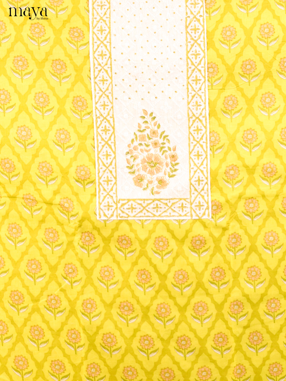 Yellow - Cotton salwar - Shop on Shrus.com