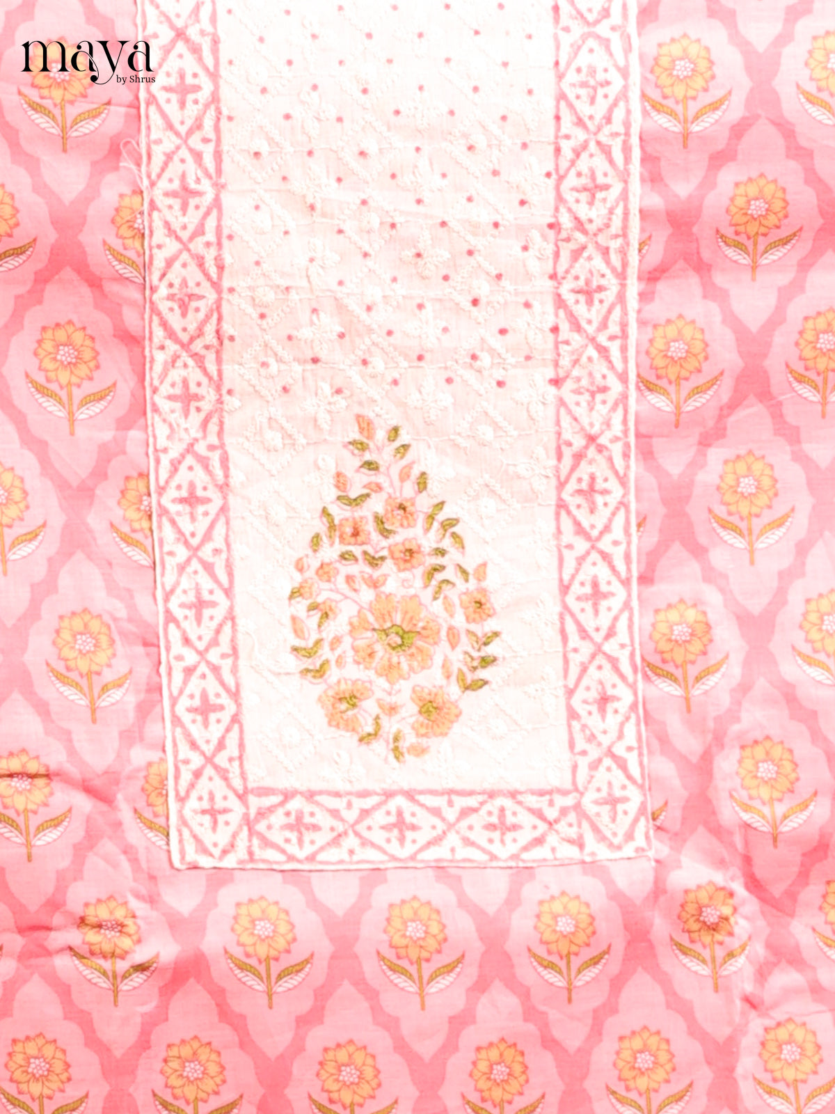 Pink & Cream - MDD21051 - Cotton salwar - Shop on Shrus.com