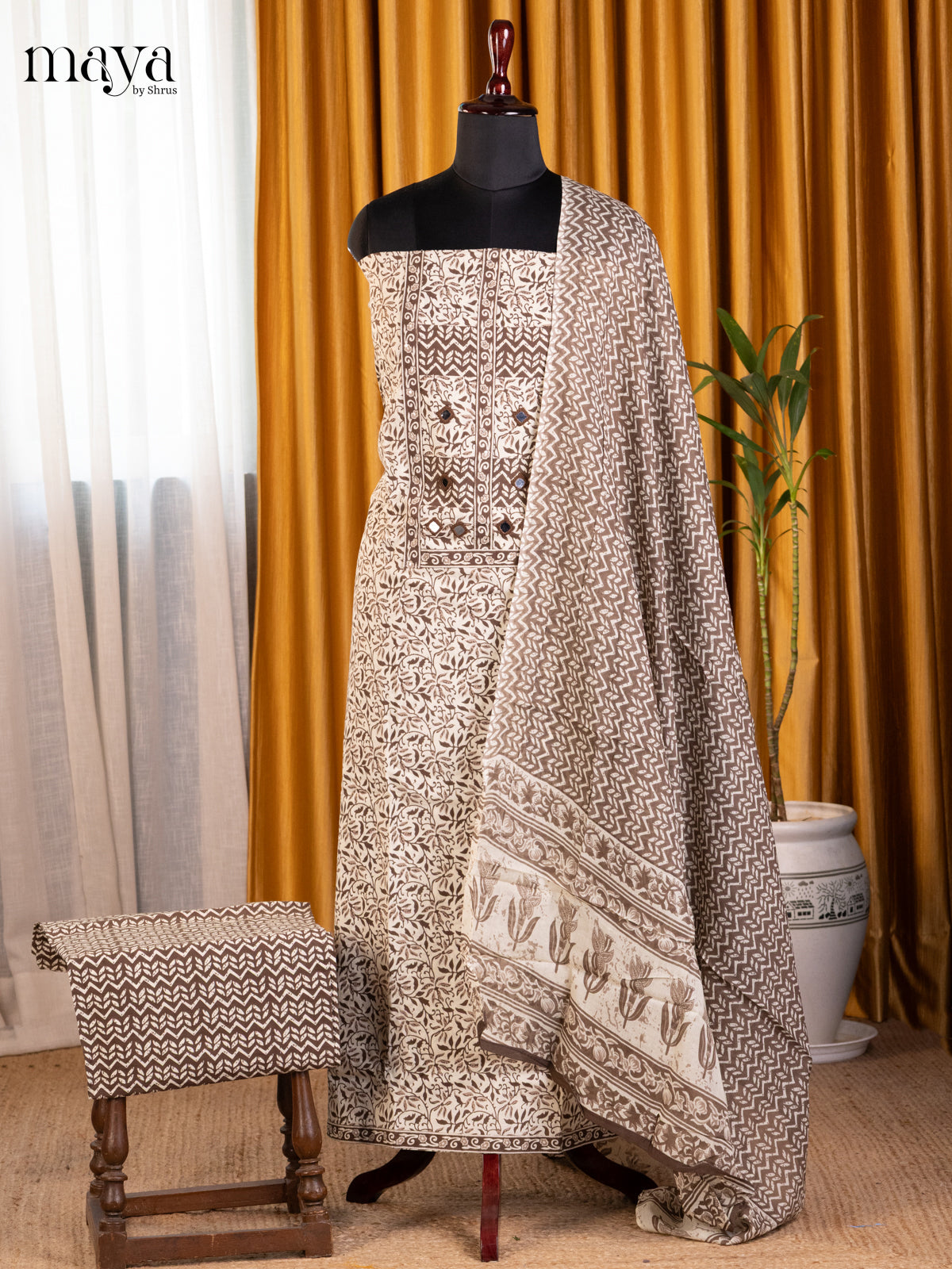 Grey - Cotton salwar - Shop on Shrus.com