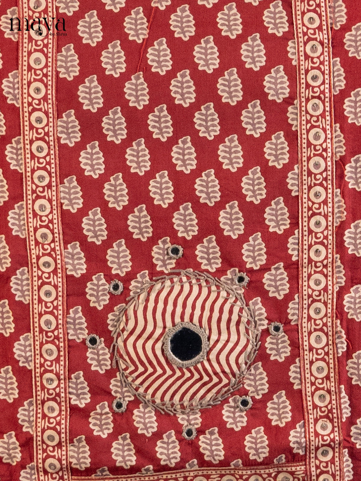 Maroon - Cotton salwar - Shop on Shrus.com