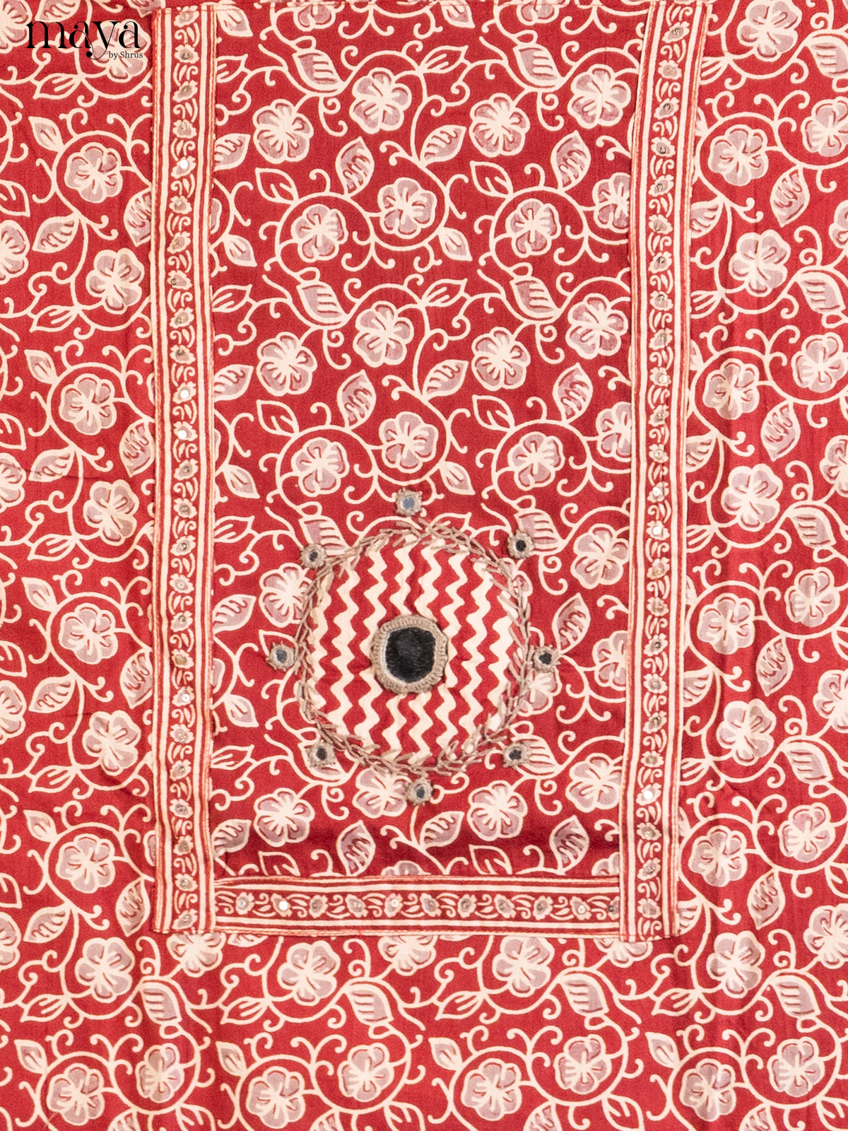 Maroon - Cotton salwar - Shop on Shrus.com