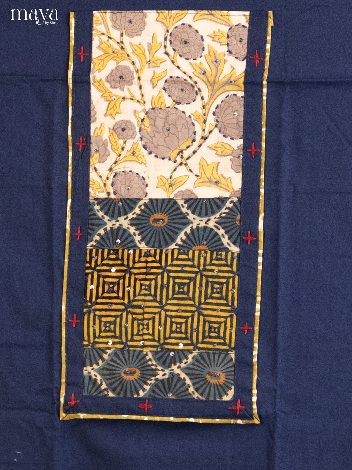 Blue & Maroon - Cotton salwar - Shop on Shrus.com