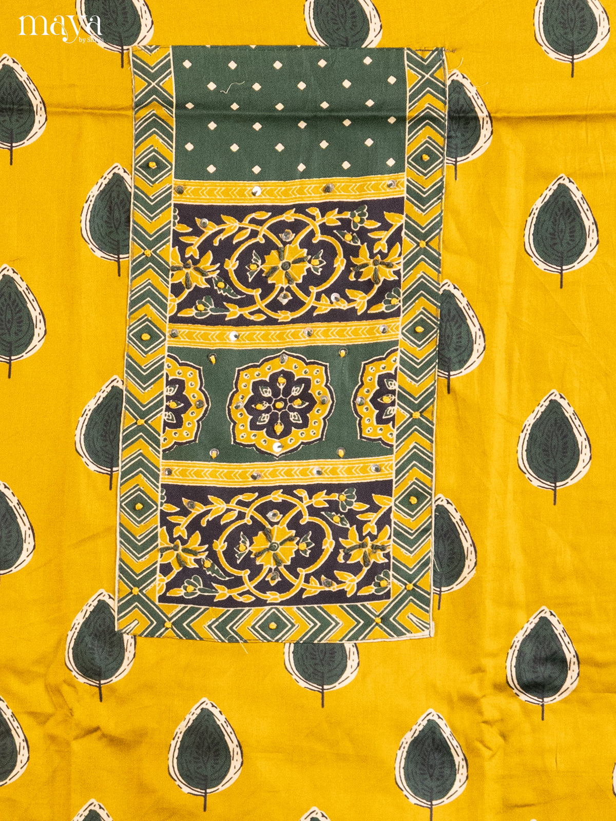 Mustard & Green- Cotton salwar - Shop on Shrus.com