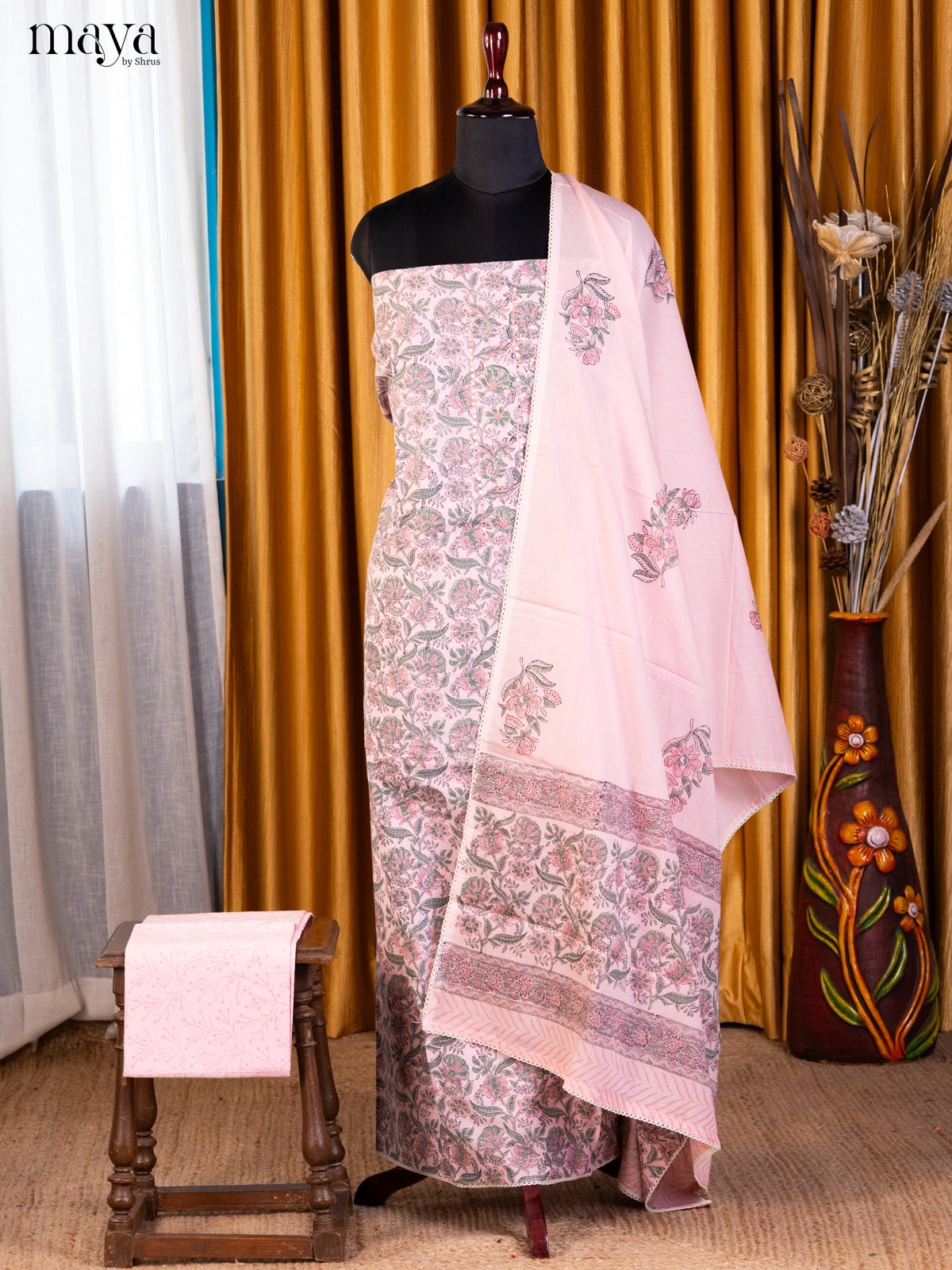 Pink - Cotton salwar - Shop on Shrus.com