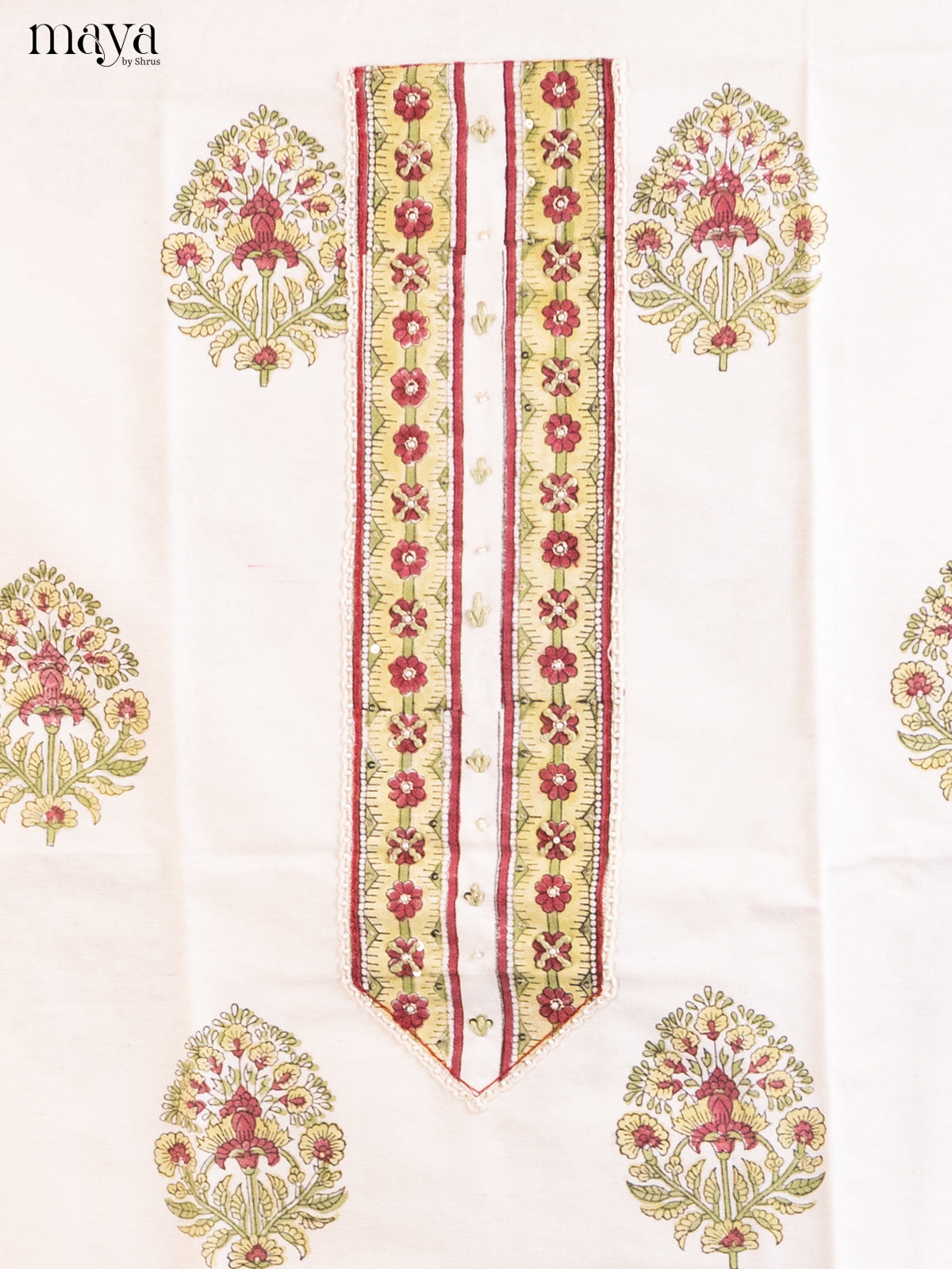 Cream - Cotton salwar - Shop on Shrus.com