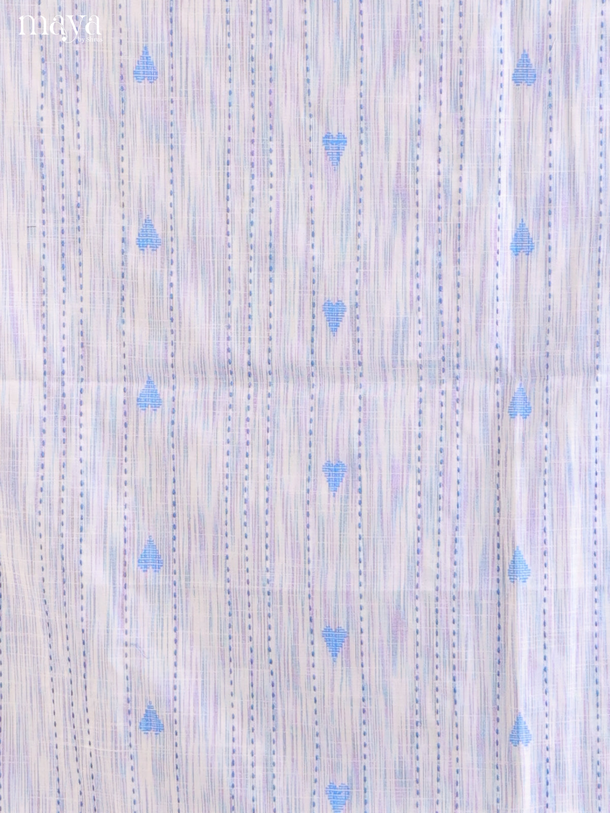 White & Blue - Cotton salwar