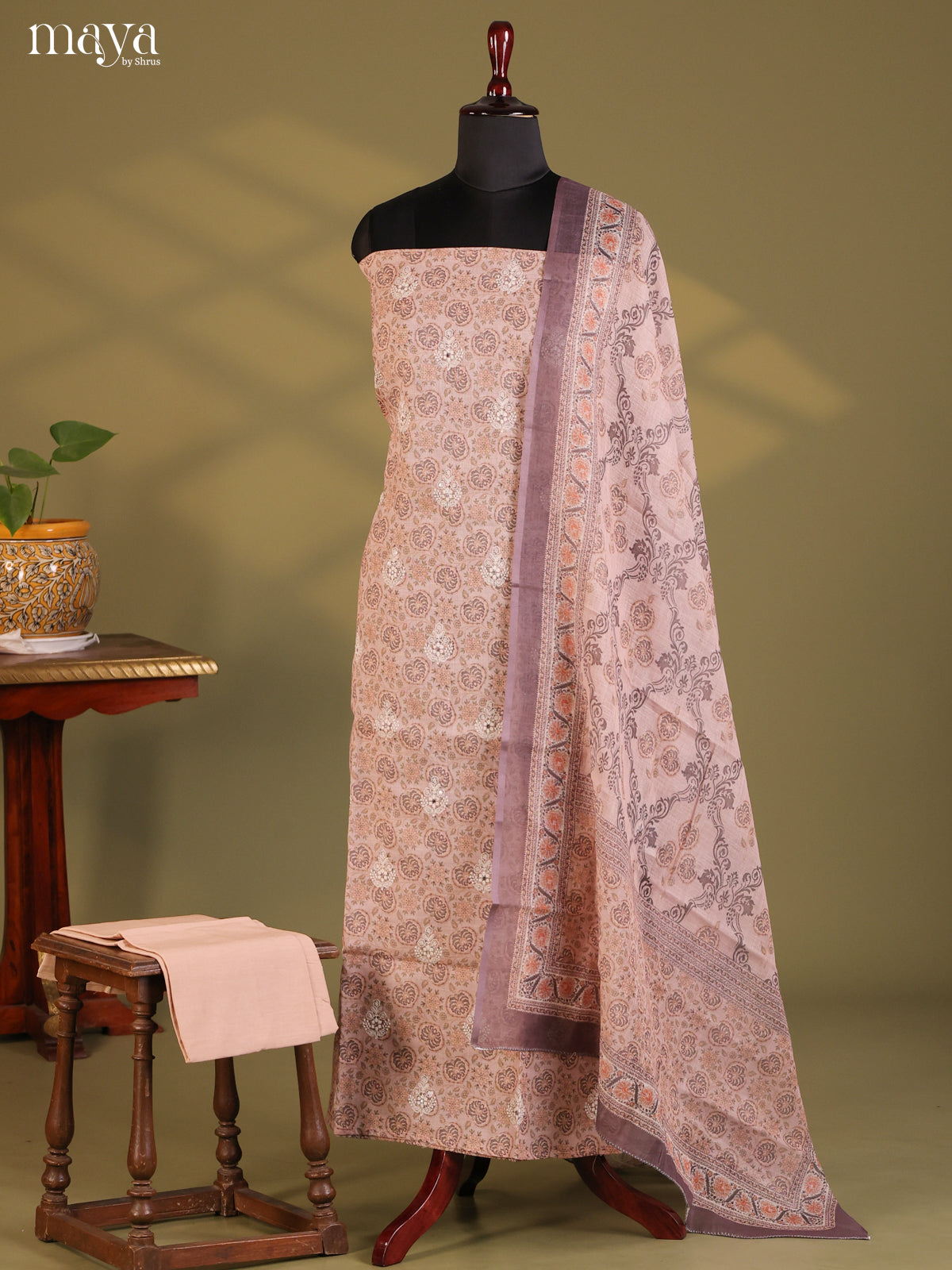 Dusty Brown - Cotton salwar - Shop on Shrus.com
