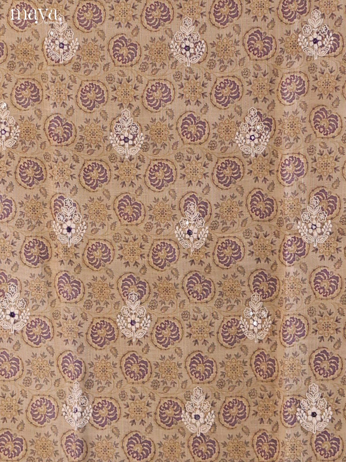 Lite Brown & Purple - Cotton salwar - Shop on Shrus.com