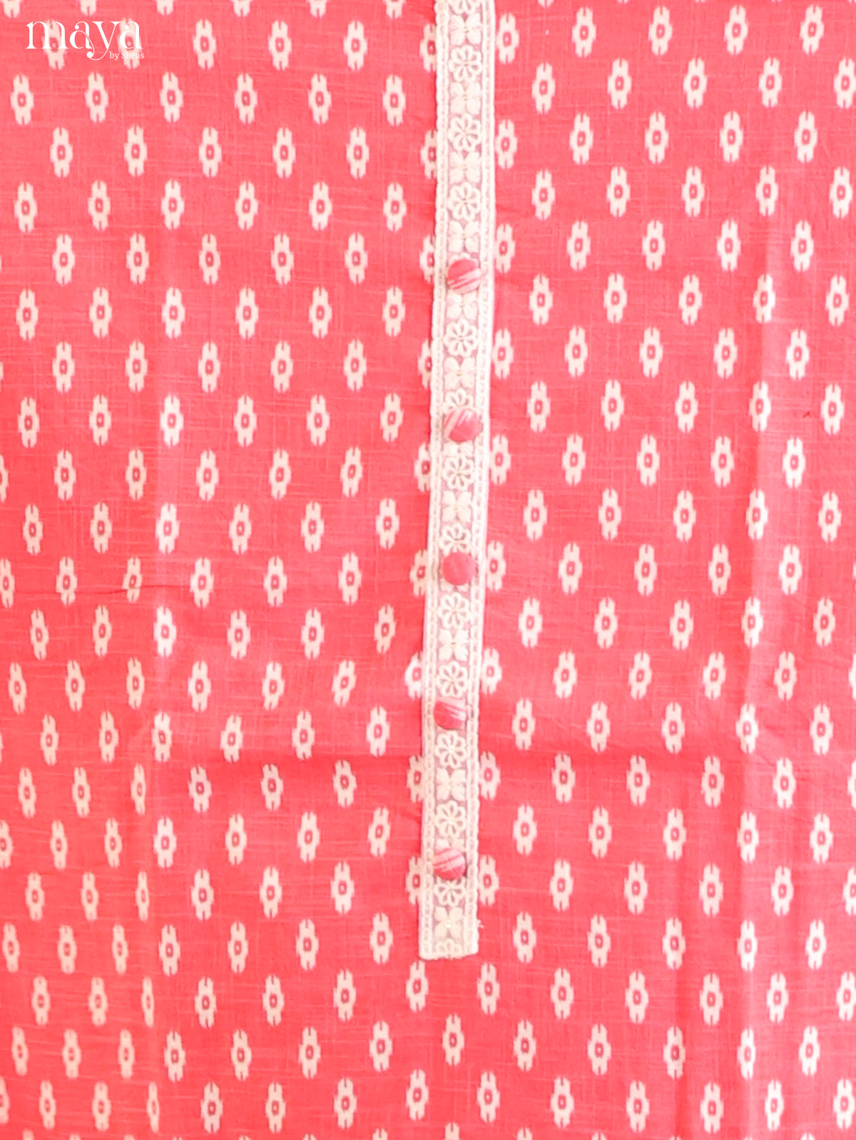 Pink & Cream- Cotton salwar - Shop on Shrus.com