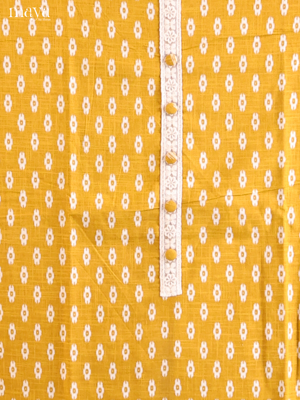 Mustard & Cream- Cotton salwar - Shop on Shrus.com