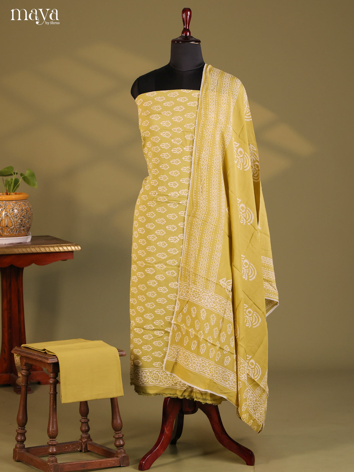 Lite Green - Cotton salwar - Shop on Shrus.com