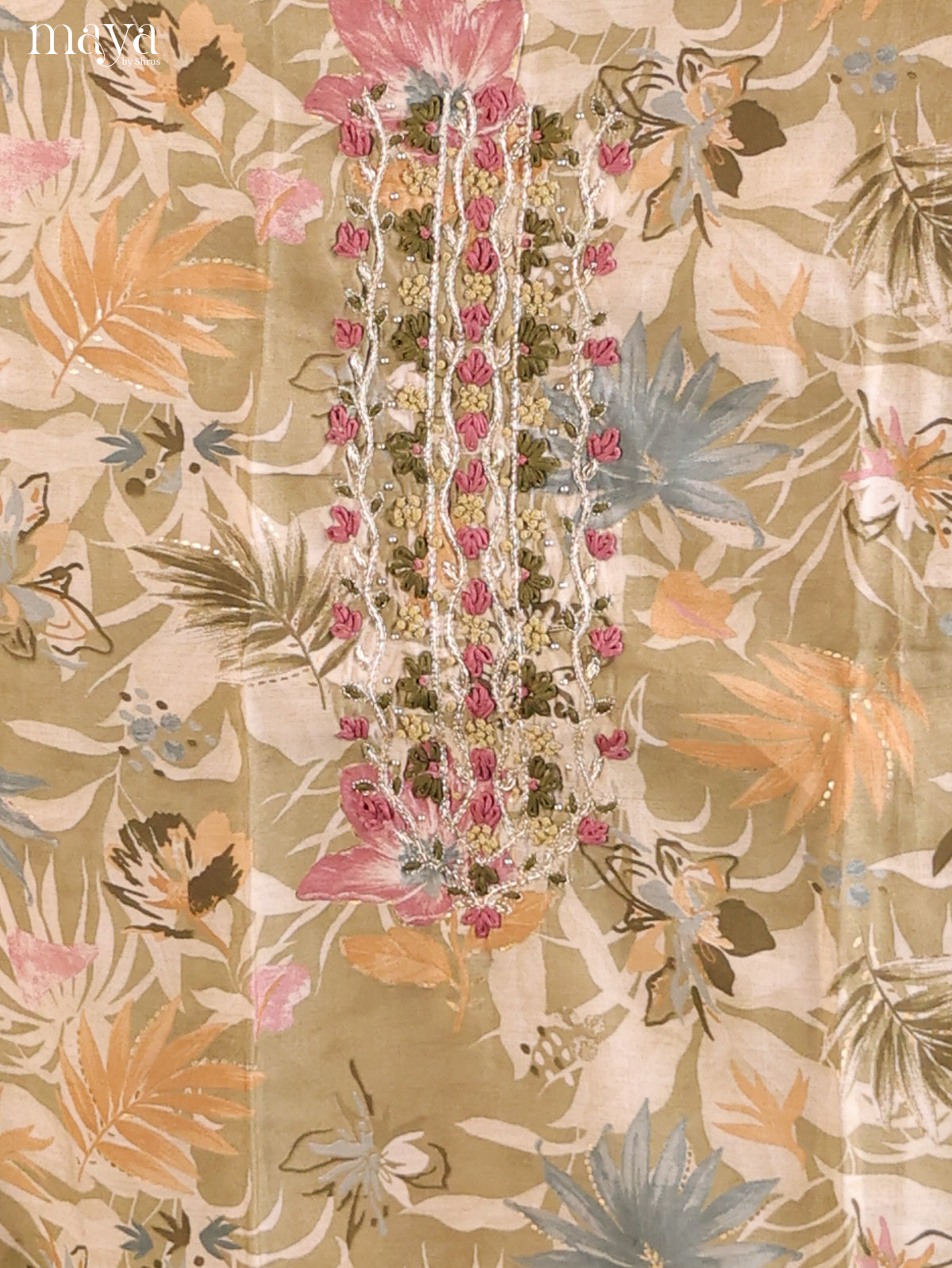 Chutney Green & Cream- Cotton salwar - Shop on Shrus.com