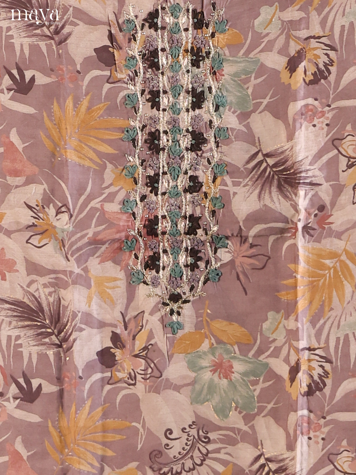 Cream & Brown - Cotton salwar - Shop on Shrus.com