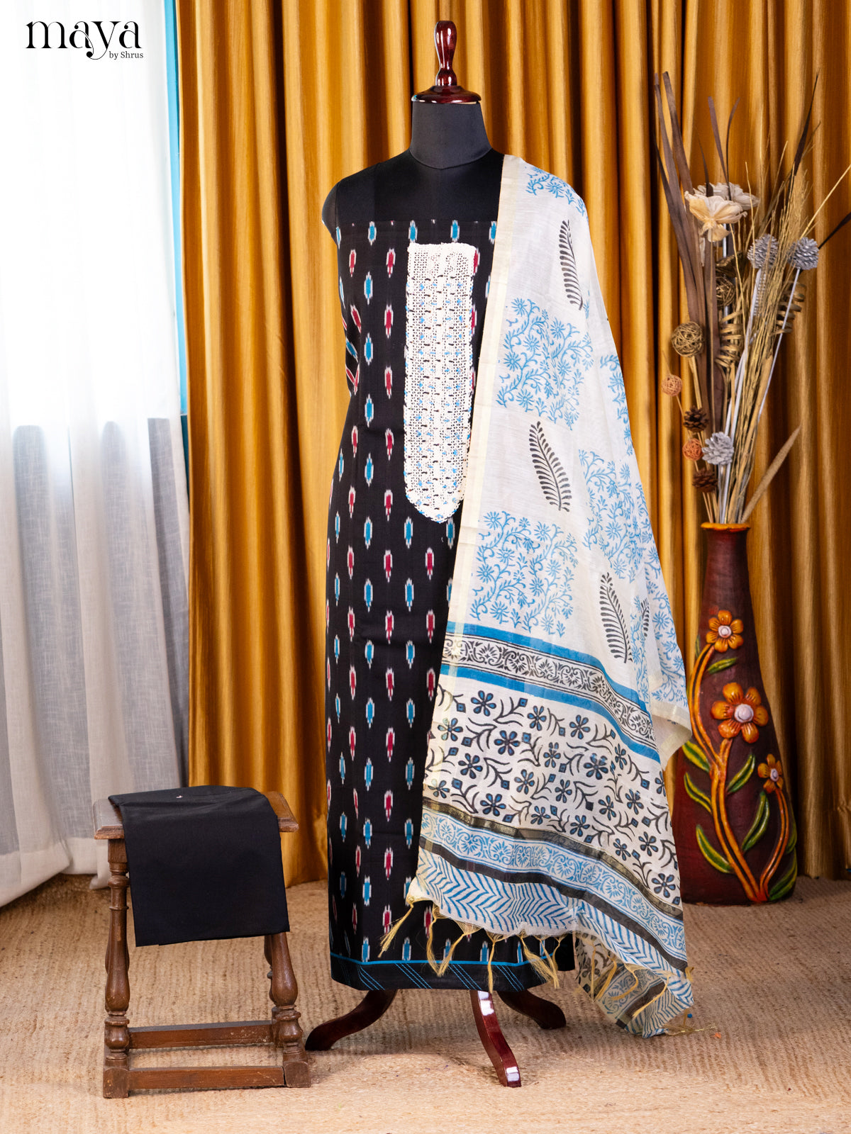 Black & White- Cotton salwar - Shop on Shrus.com