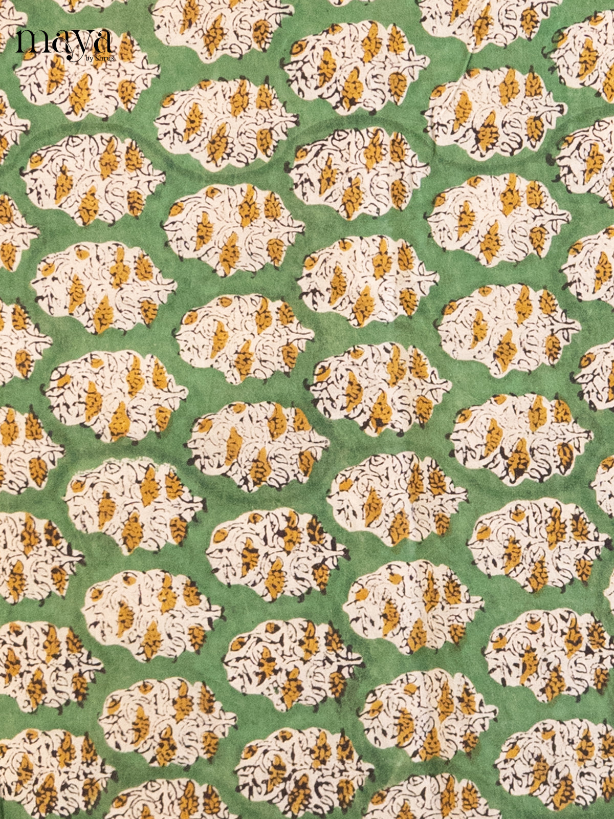 Green & Cream - Cotton salwar - Shop on Shrus.com