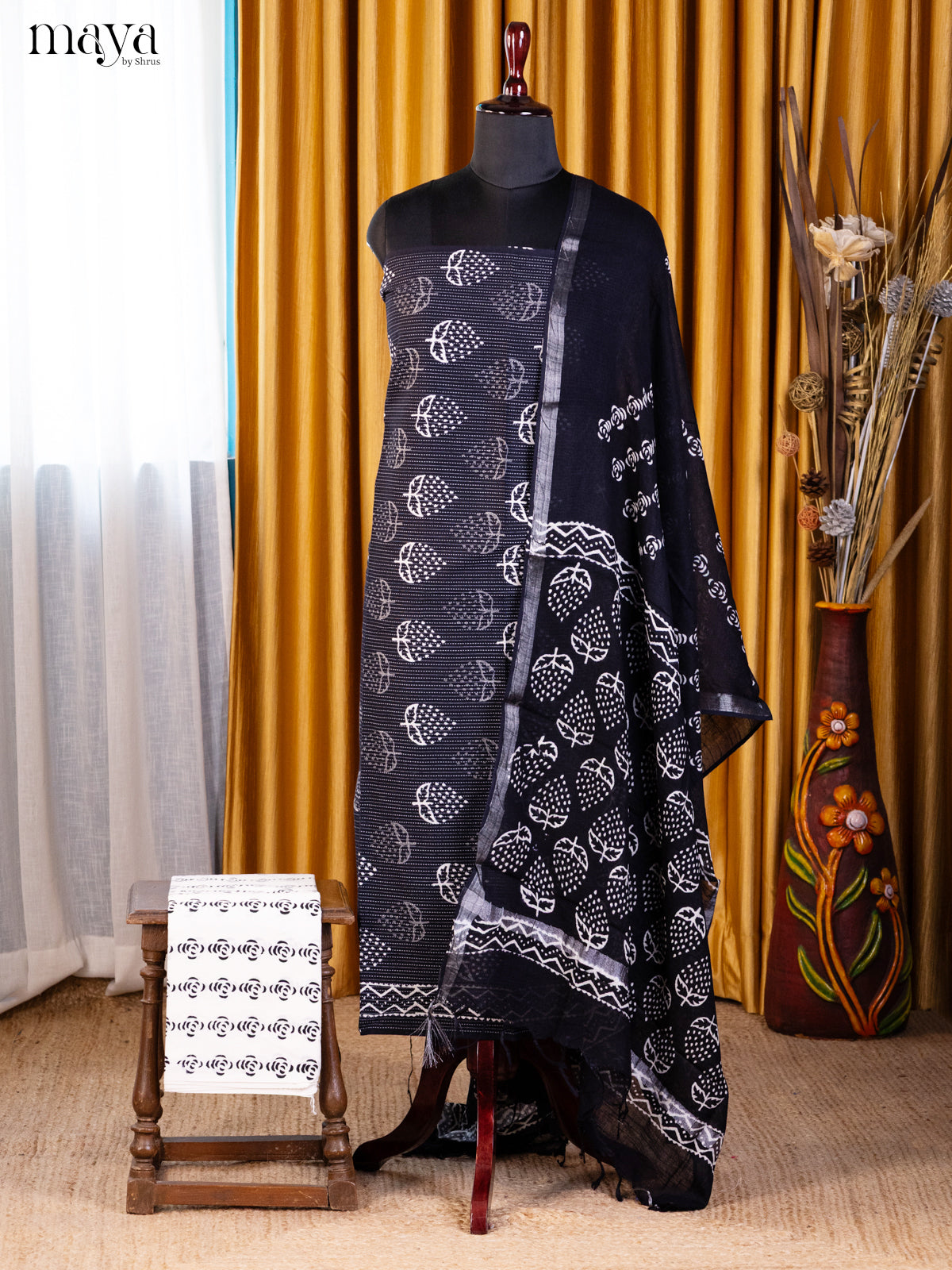 Black & White- Cotton salwar - Shop on Shrus.com