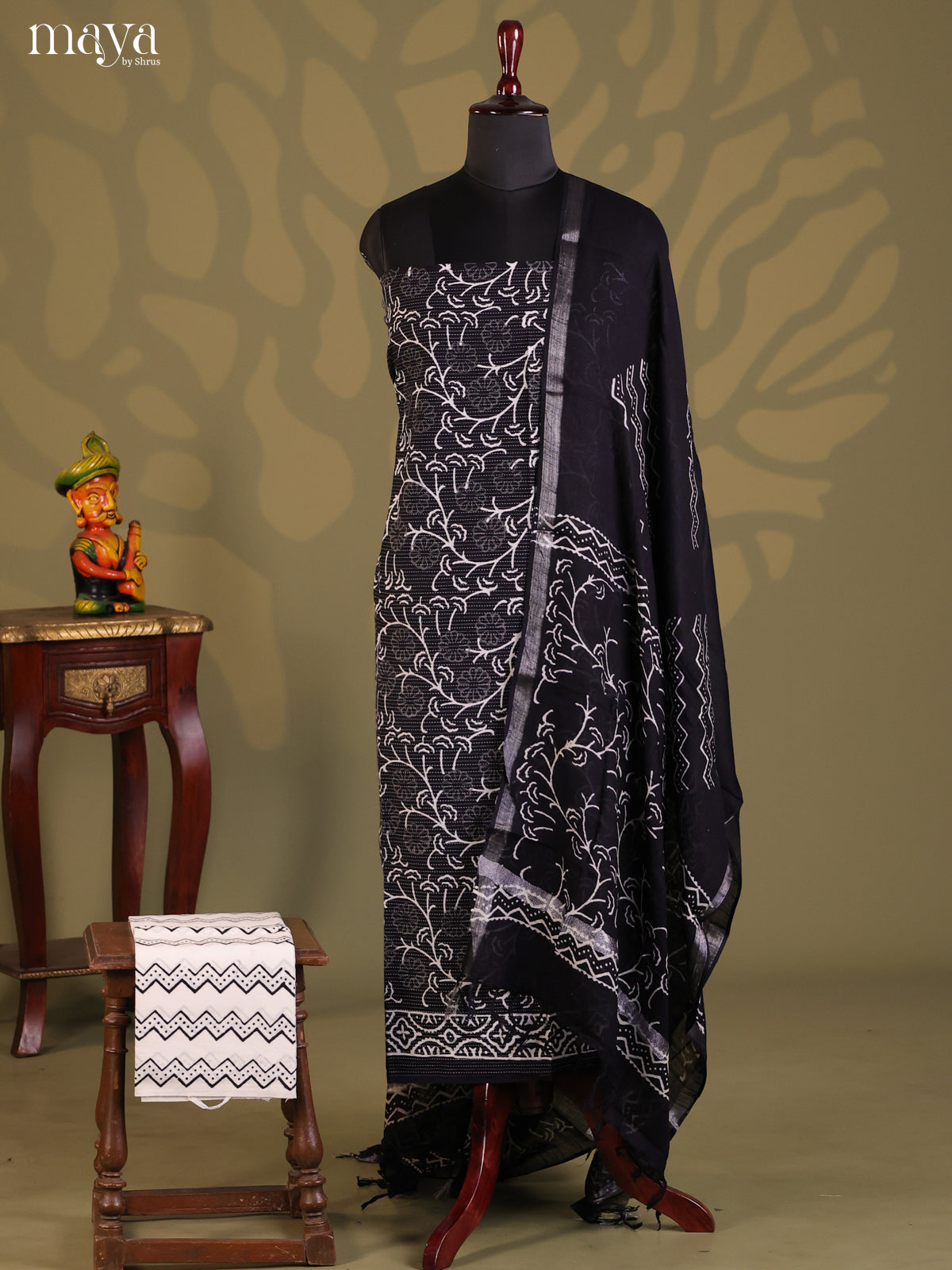 Black & White - Cotton salwar - Shop on Shrus.com