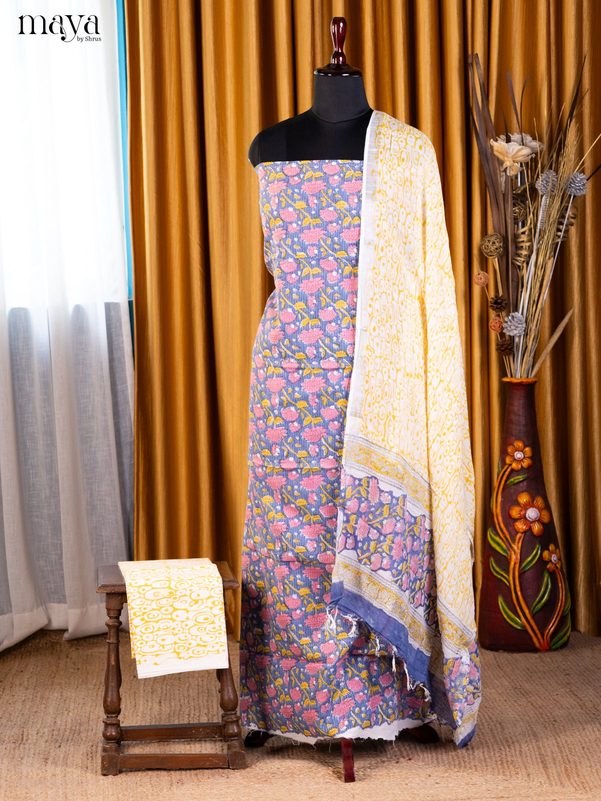 Purple & Pink - Cotton salwar - Shop on Shrus.com