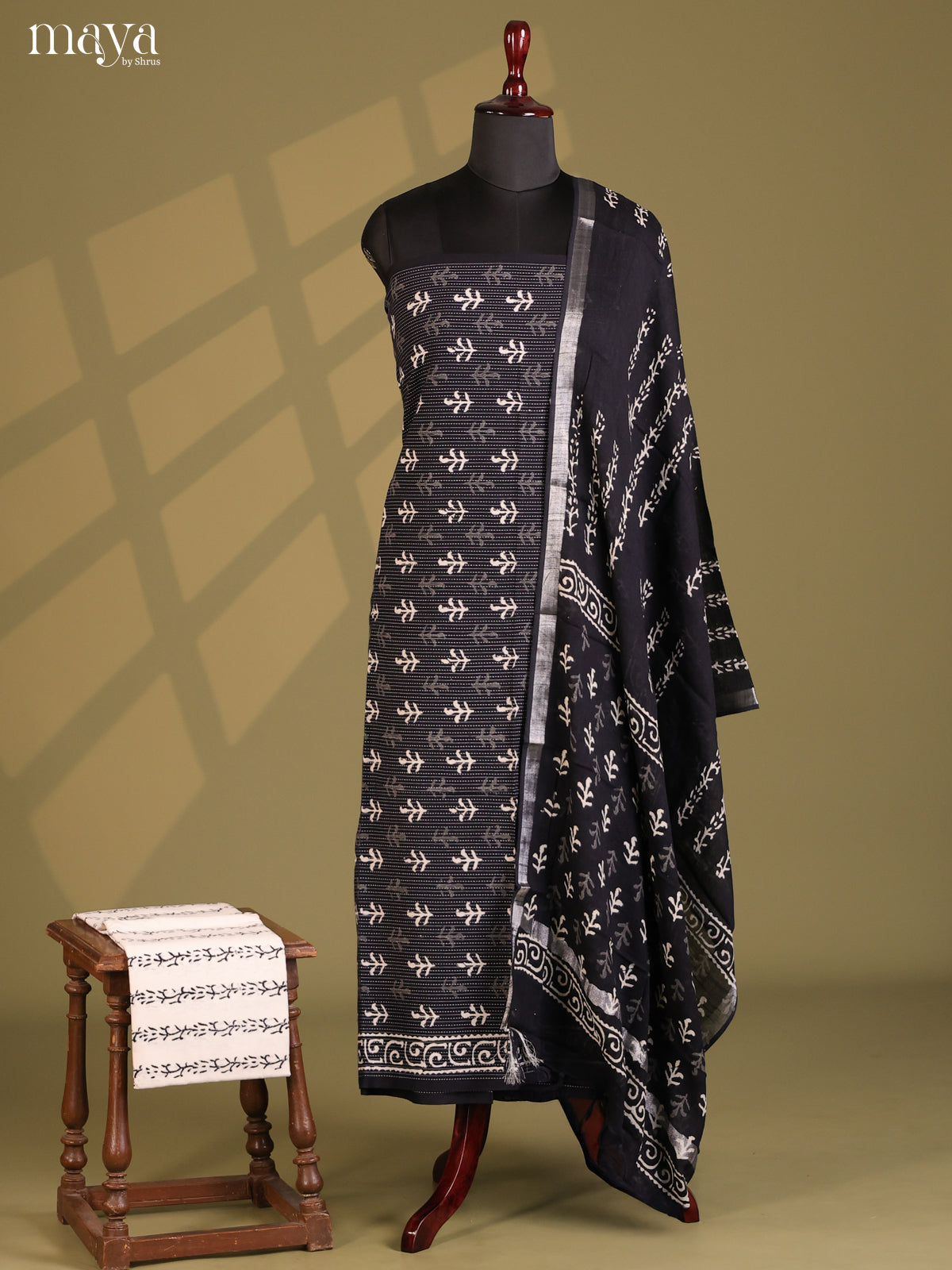 Black & White - Cotton salwar - Shop on Shrus.com
