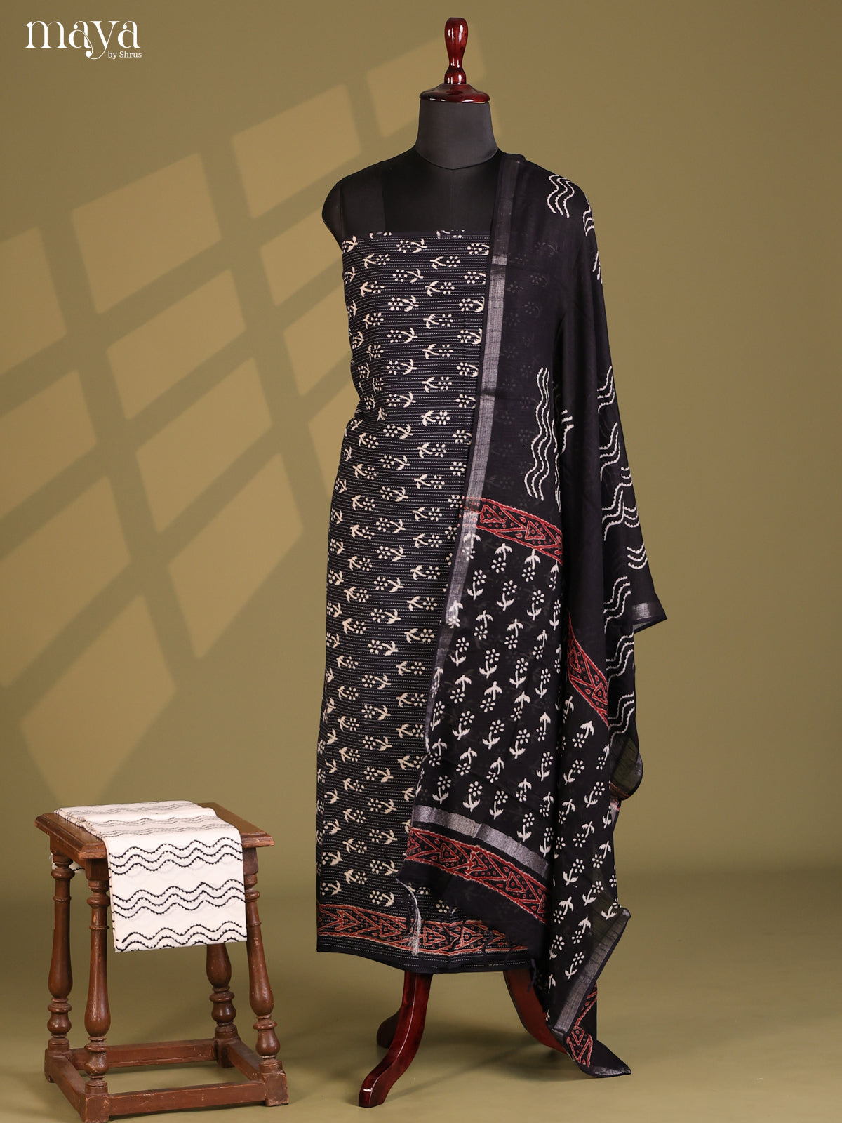 Black & White - Cotton salwar - Shop on Shrus.com