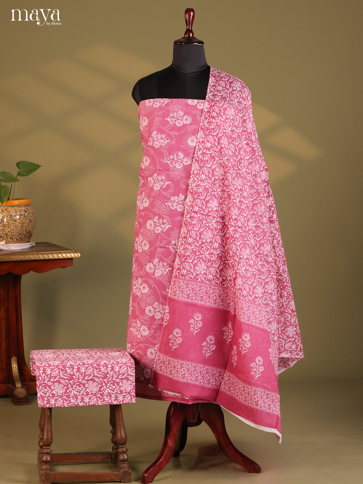 Pink - Cotton salwar - Shop on Shrus.com