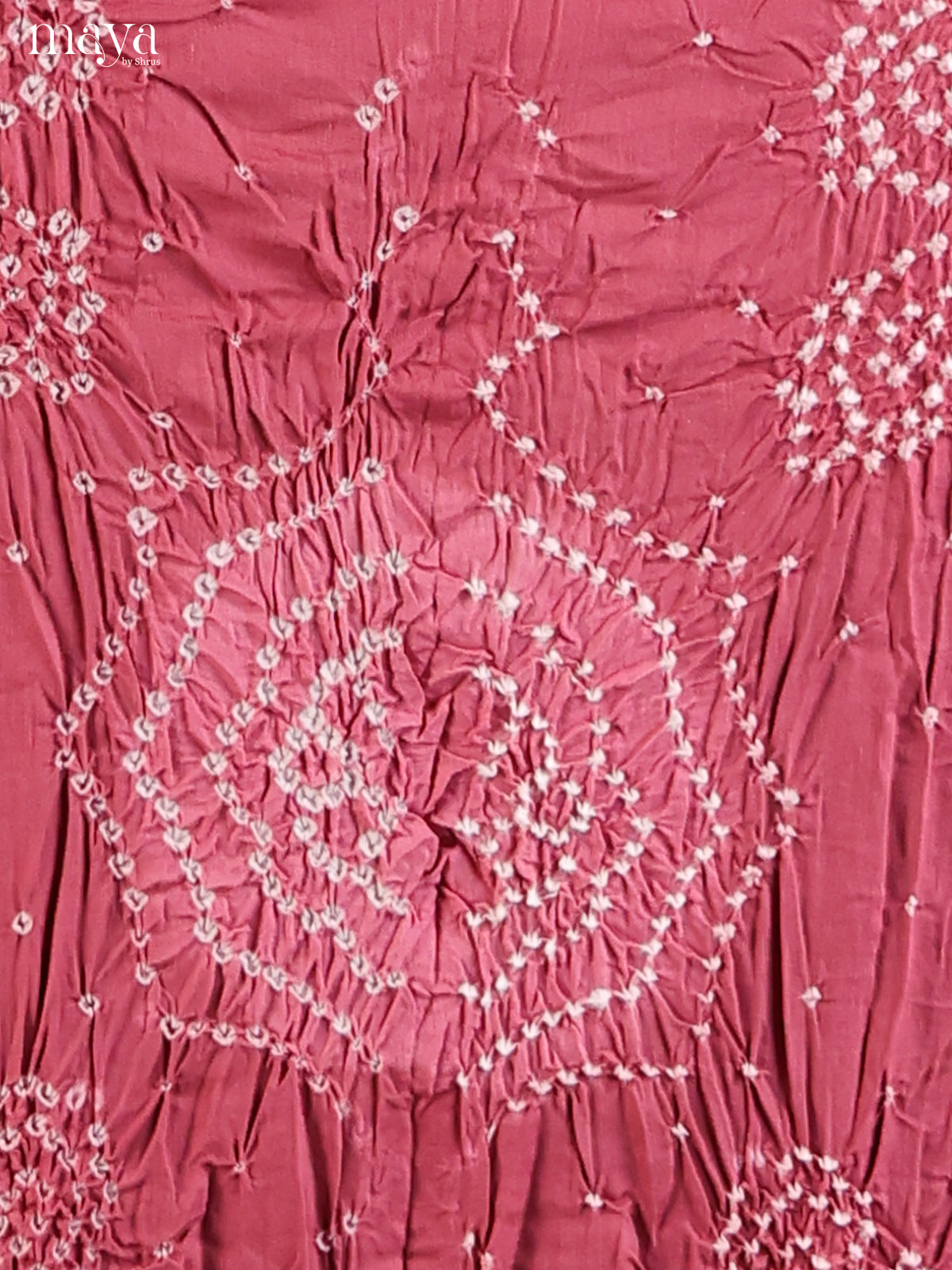 Onion PInk- Bandhini salwar Unstitch - Shop on Shrus.com