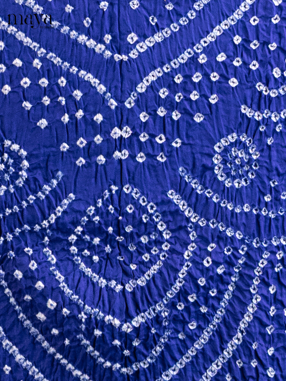 Blue - Bandhini salwar Unstitch - Shop on Shrus.com