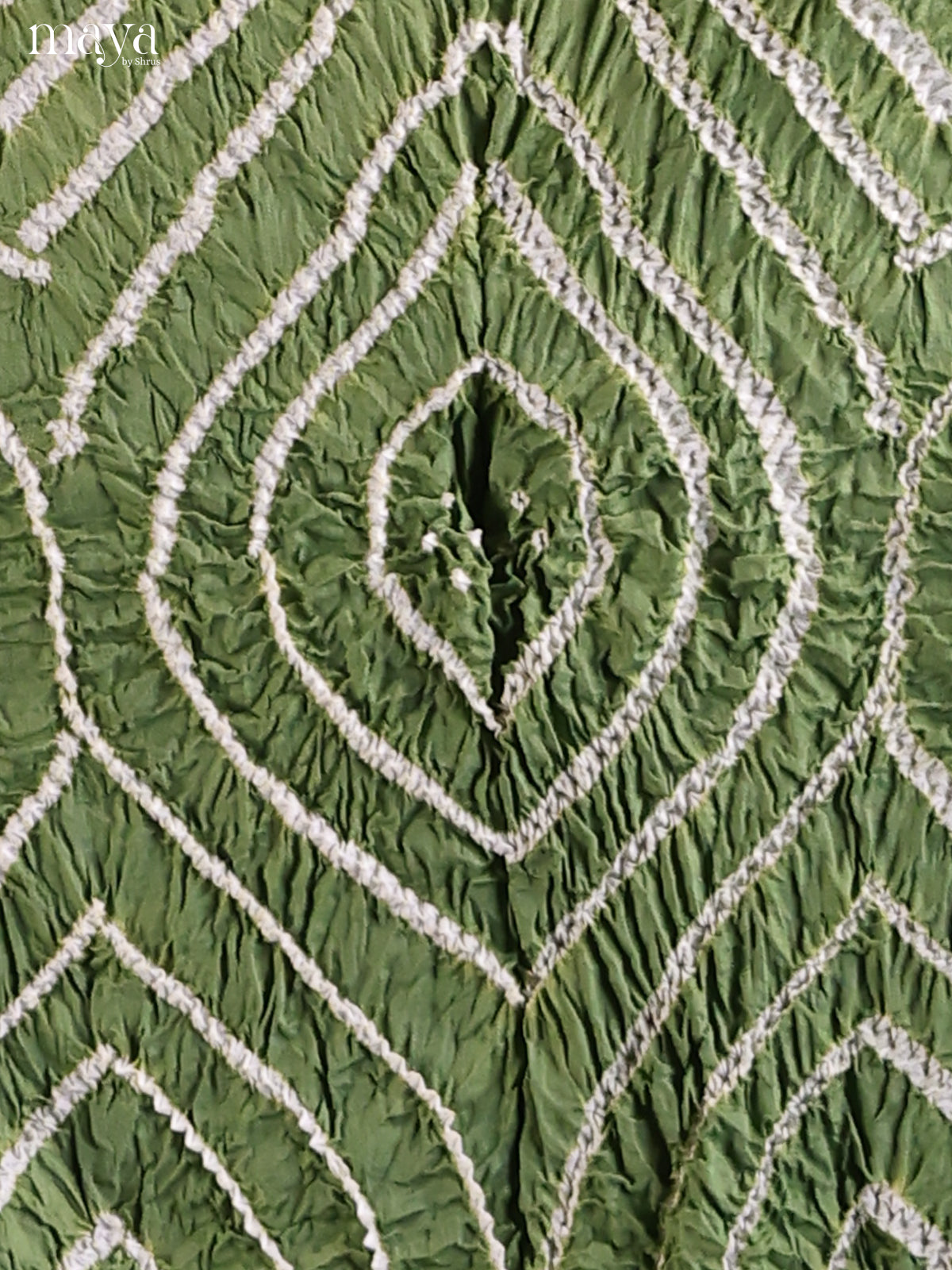 Green & Maroon - Bandhini salwar Unstitch - Shop on Shrus.com