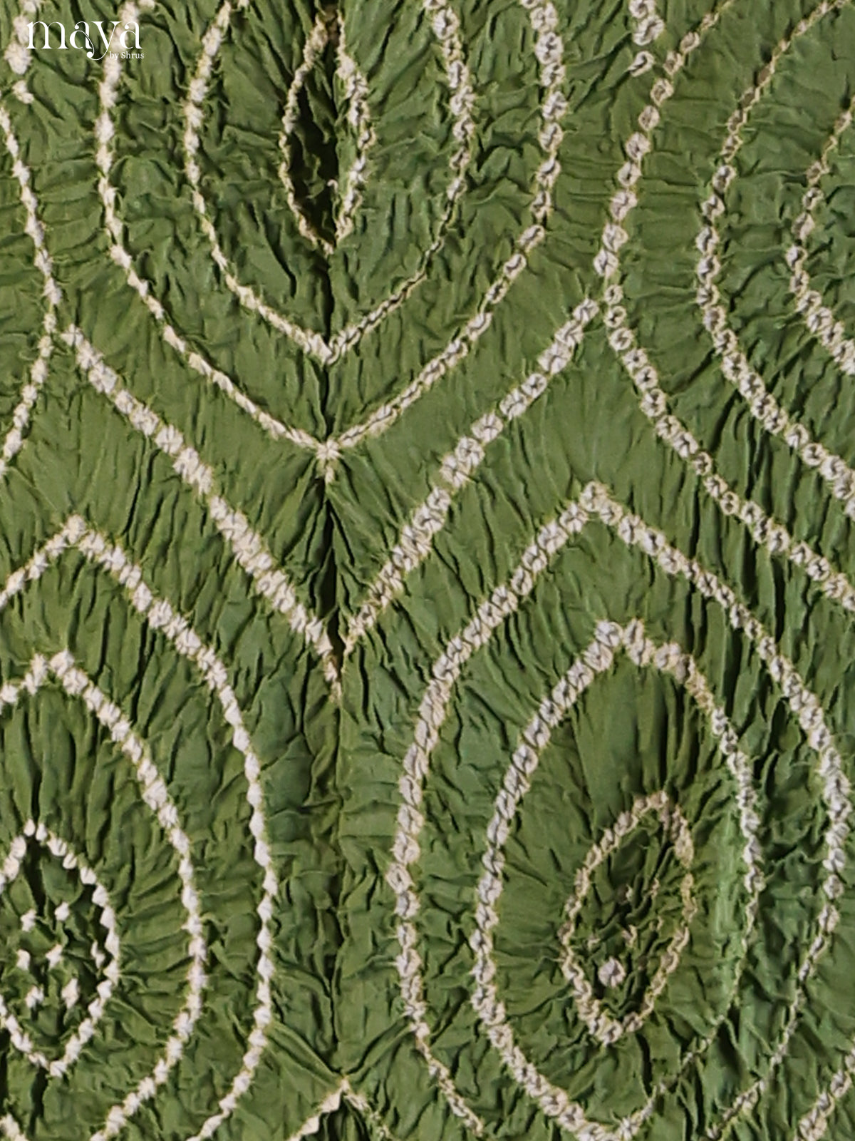 Green & Maroon - Bandhini salwar Unstitch - Shop on Shrus.com