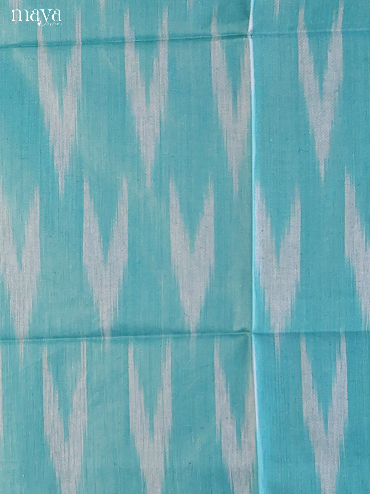 Blue & Ice Blue- Ikkat Salwar Unstitch - Shop on Shrus.com