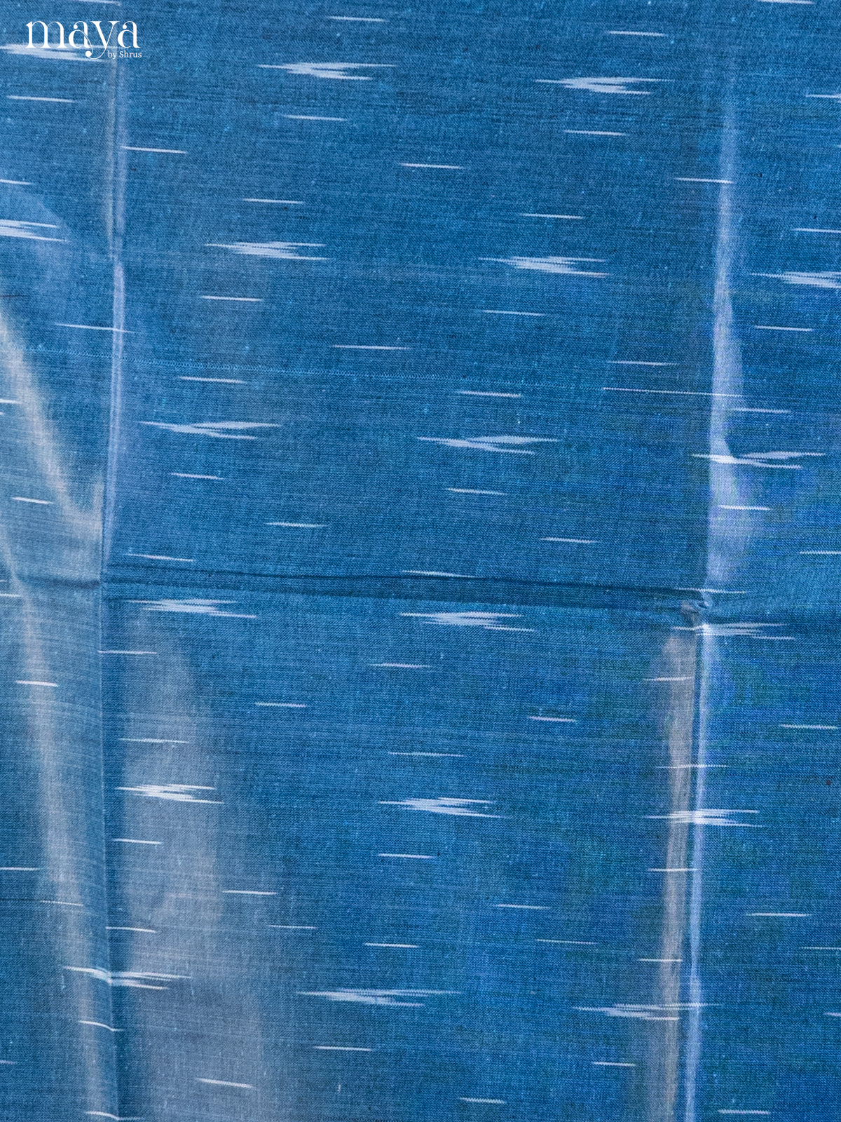 Blue & Lite Blue Ikkat Salwar Unstitch - Shop on Shrus.com