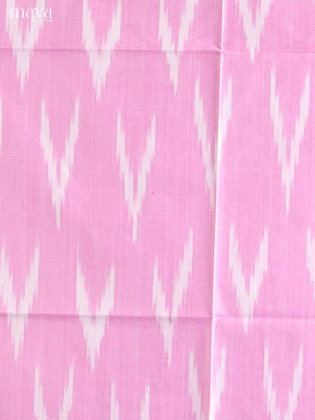 Pink & White - Ikkat Salwar Unstitch - Shop on Shrus.com