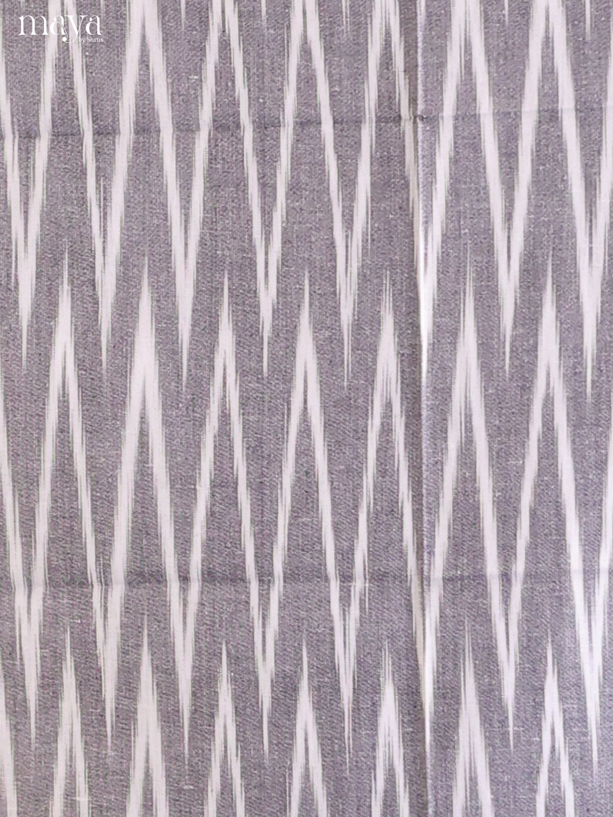 Grey & White - Ikkat Salwar Unstitch - Shop on Shrus.com