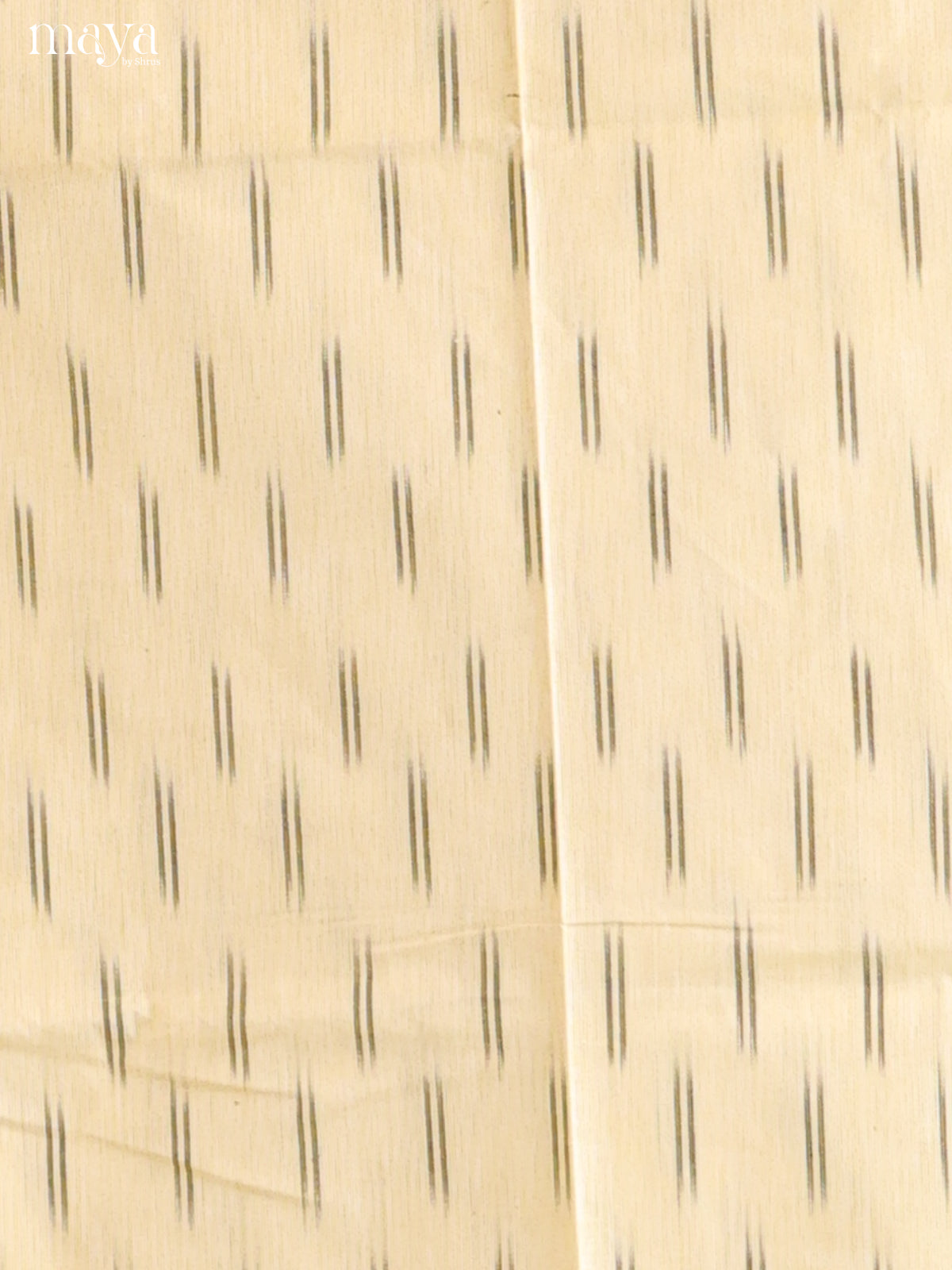 Cream with Green- Ikkat Salwar Unstitch - Shop on Shrus.com