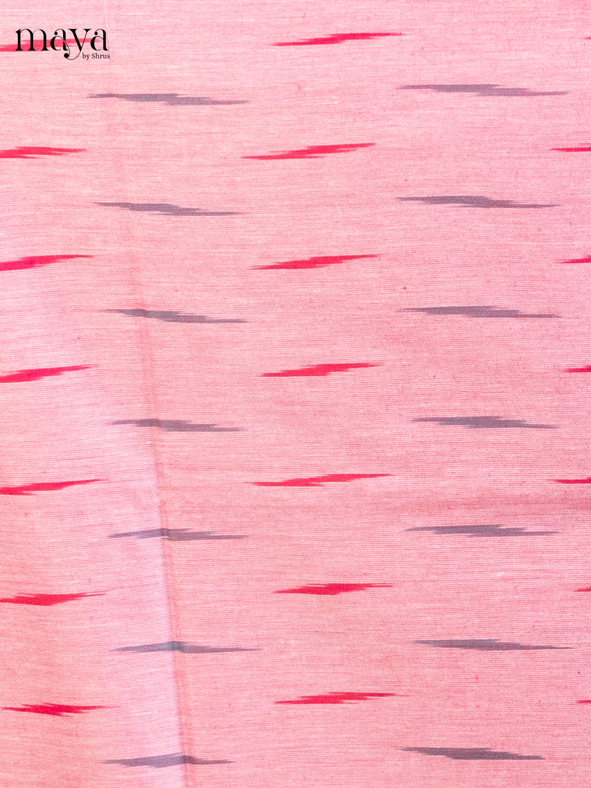 Lite Pink & Pink- Ikkat Salwar Unstitch - Shop on Shrus.com